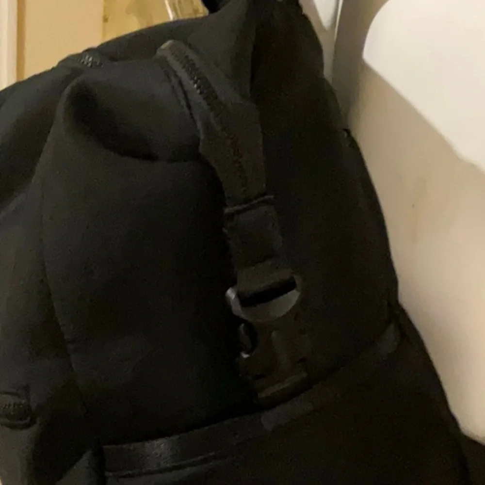 Omanmoli Black Unisex Diaper Bag Backpack. Neoprene Multi Pockets - Picture 4 of 15
